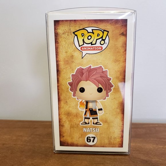 Funko Pop Funimation Exclusive 25th Anniv Silver Chrome 67 Fairy Tail Natsu - Picture 5 of 8